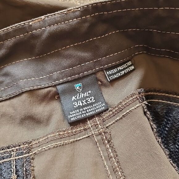 KUHL RENEGADE STEALTH MEN 34/32 CONVERTIBLE NYLON CARGO PANTS SHORTS ZIP OFF - Picture 7 of 9